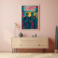 Saints Cosmas And Damian Patrons Of Poster
