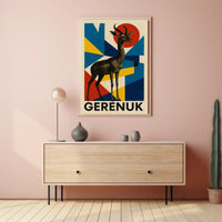Gerenuk Art Poster