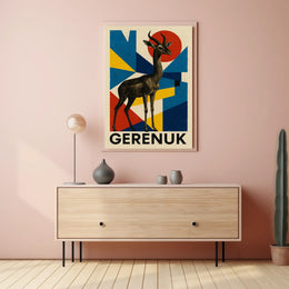 Gerenuk Art Poster