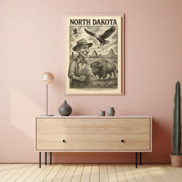 North Dakota Heritage Poster