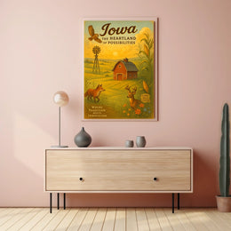 Iowa The Heartland of Possibilities Poster