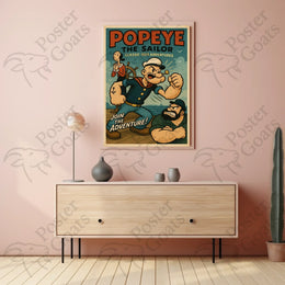 Join the Adventure with Vintage Nautical Pop Culture Poster