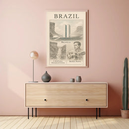 Brazil Cultural and Natural Wonders Poster PosterGoat