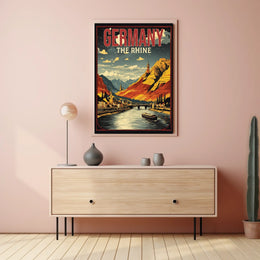 Germany The Rhine Poster