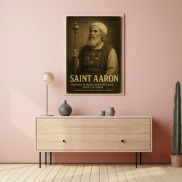 Saint Aaron Brother Of Moses Poster