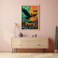 Fly to Peru Wander in Color Poster