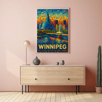 Vibrant Winnipeg Poster