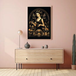 Enigmatic Elegance Poster