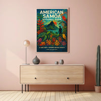 American Samoa Paradise National Park Poster
