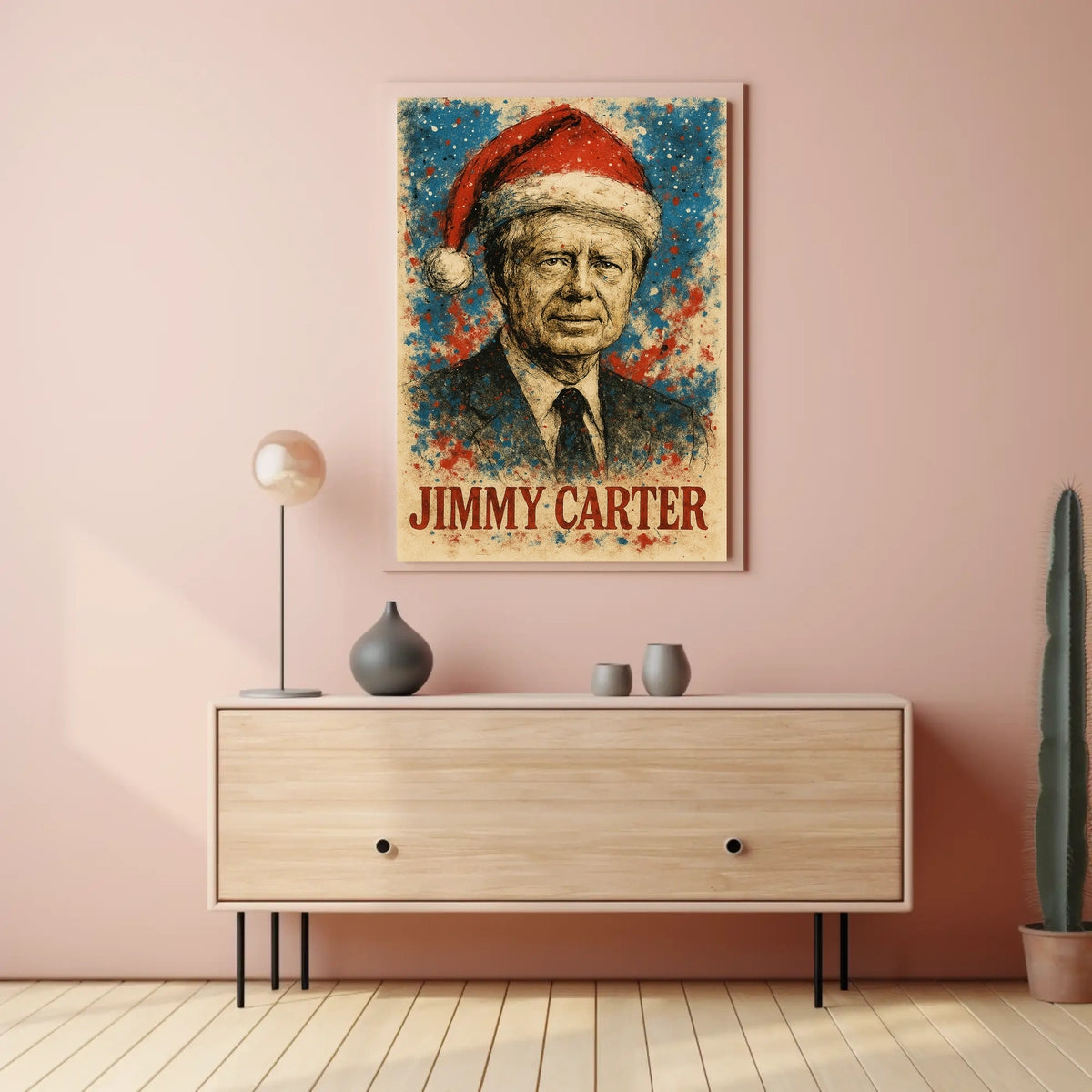 Jimmy Carter 39th President of the United States Christmas SeriesPoster