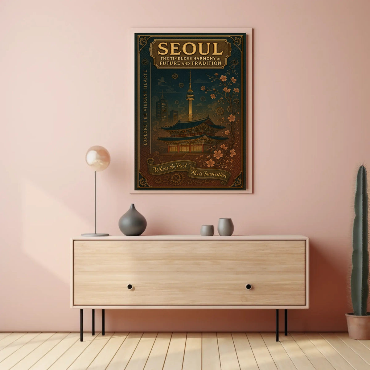 Explore the Vibrant Heart of Seoul Poster