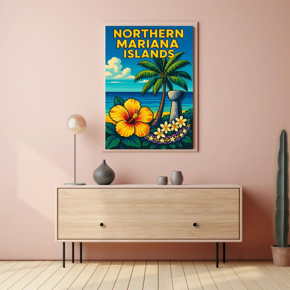 Northern Mariana Islands Paradise Poster