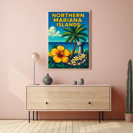 Northern Mariana Islands Paradise Poster