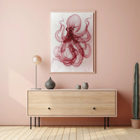 The Artful Octopus Wall Art Poster Print for Home Decor PosterGoat