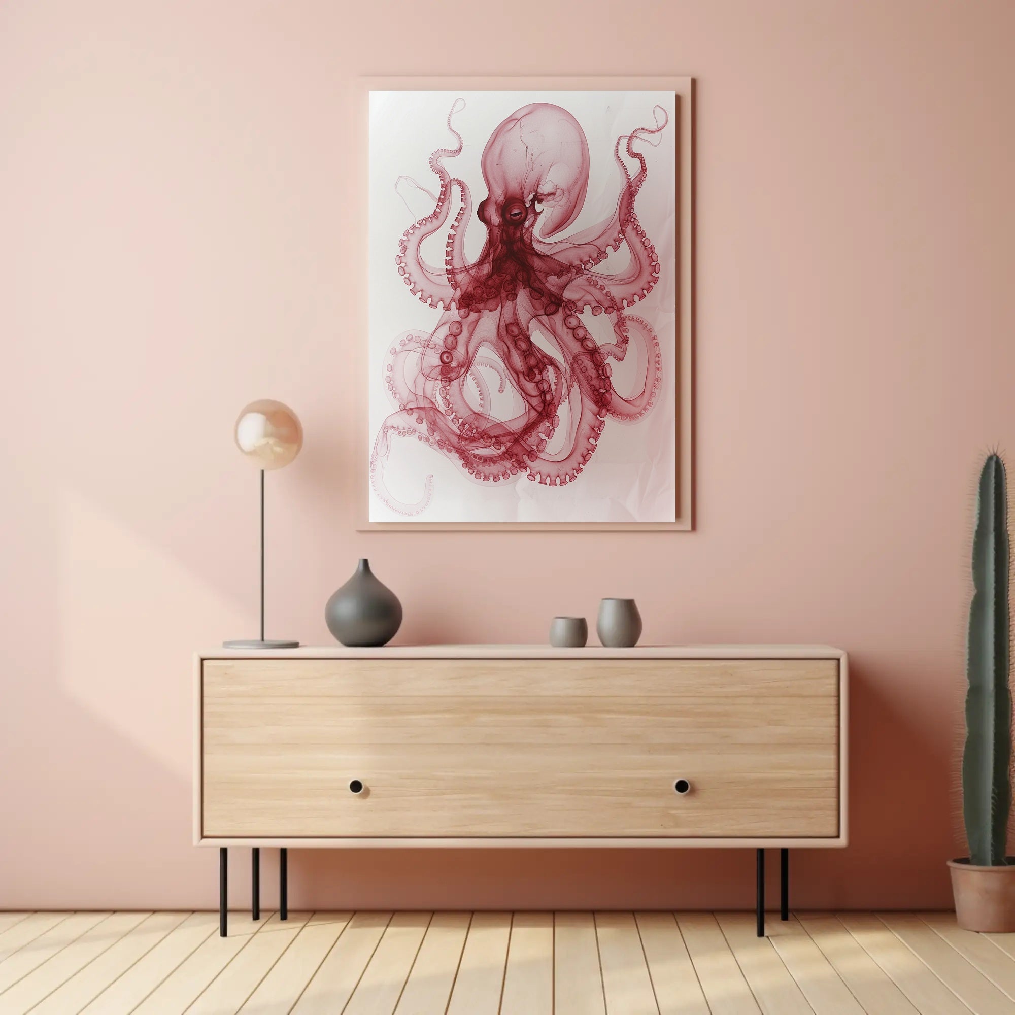 The Artful Octopus Wall Art Poster Print for Home Decor PosterGoat