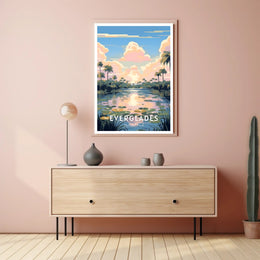 Everglades National Park Vintage Travel Poster Print