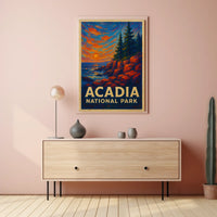 Acadia National Park Scenic Wanderlust Poster