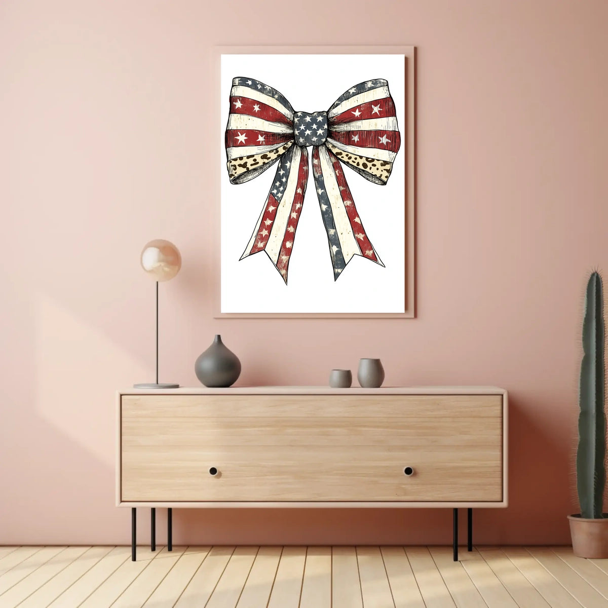 patriotic bow Poster