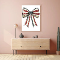 patriotic bow Poster
