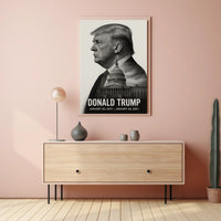 Donald Trump 45th President of the United States Reflections Poster