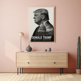 Donald Trump 45th President of the United States Reflections Poster