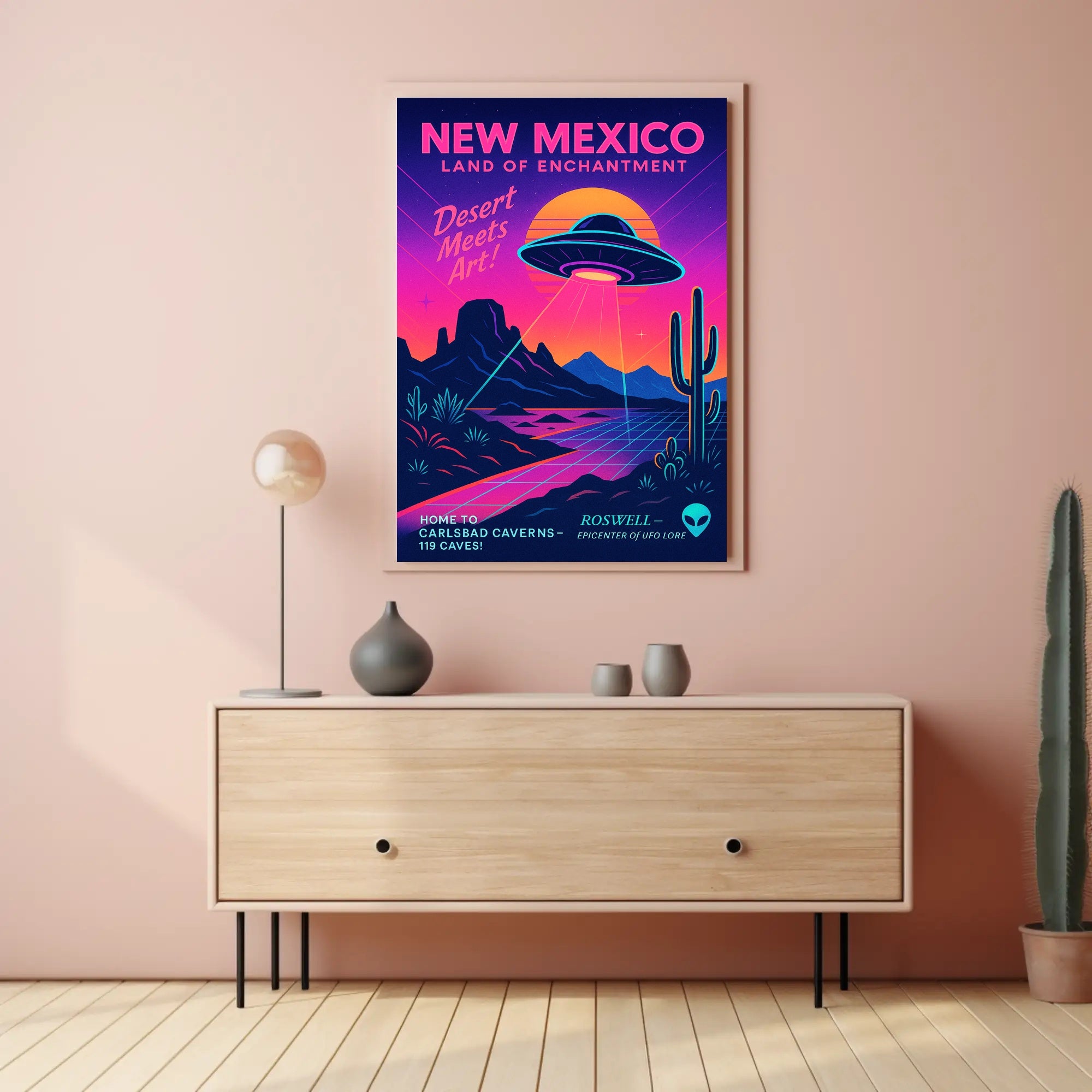 New Mexico Land of Enchantment Poster PosterGoat