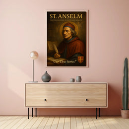 St. Anselm Scholar Portrait: Cultural Heritage Poster PosterGoat