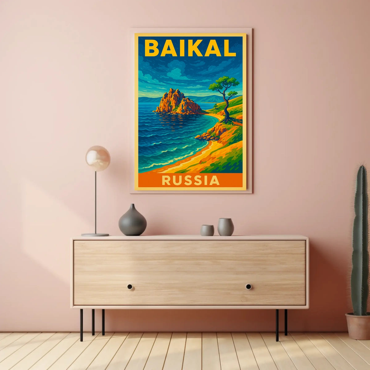 Baikal Russia Poster