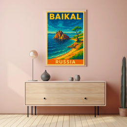 Baikal Russia Poster