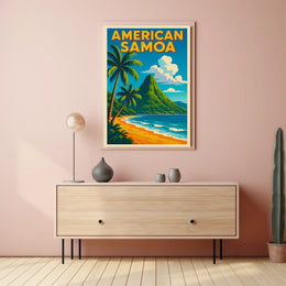 American Samoa Paradise Poster
