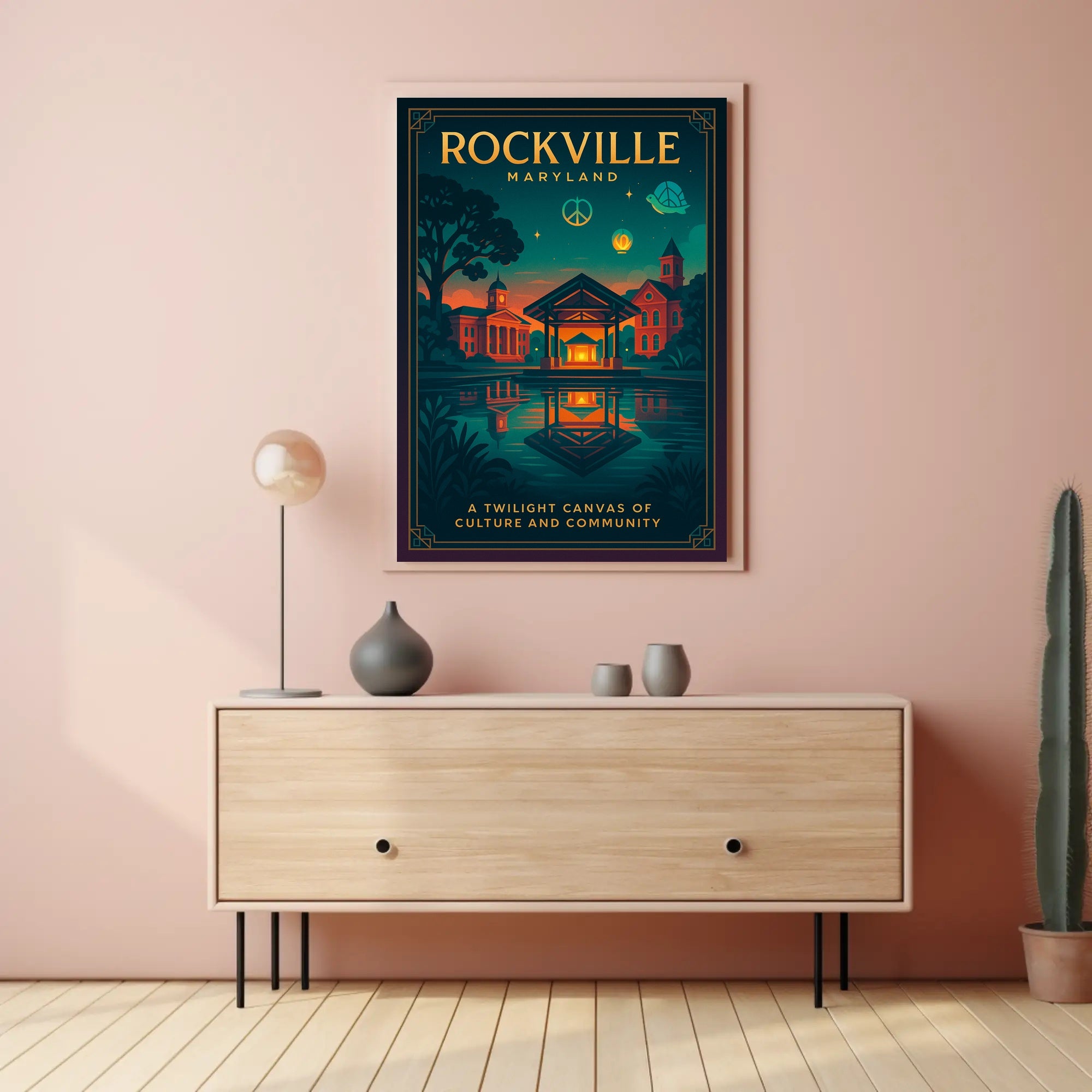 Rockville: A Twilight Canvas Poster