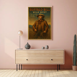 Vintage Western Showman: Cultural Heritage Poster