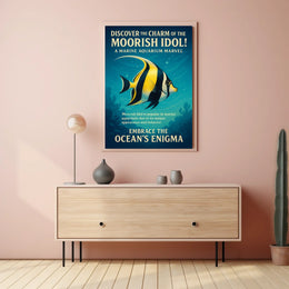 Discover the Charm of the Moorish Idol Poster