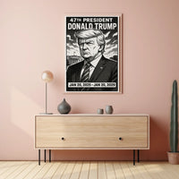 Donald Trump 47th President Poster