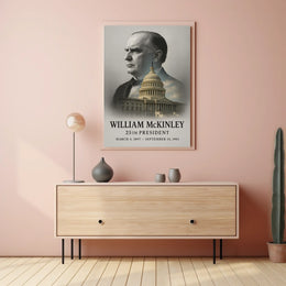 William McKinley 25th President of the United States Reflections Poster