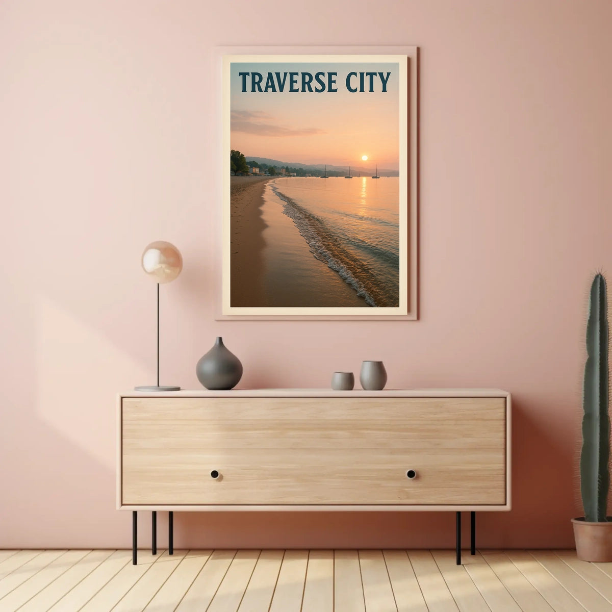 Traverse City Sunset Poster