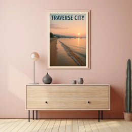 Traverse City Sunset Poster