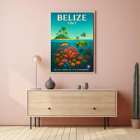 Explore Belize Poster PosterGoat