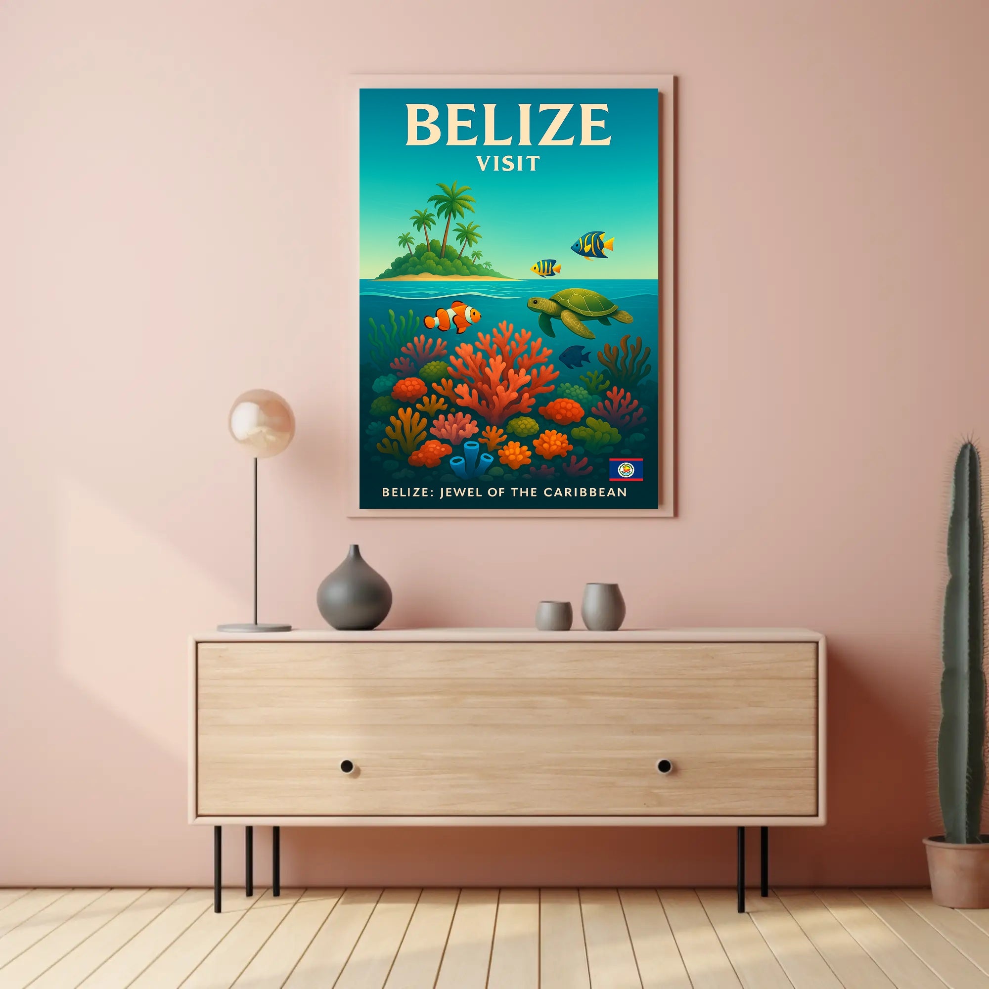 Explore Belize Poster PosterGoat