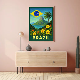 Brazil Vibrant Landscapes Poster