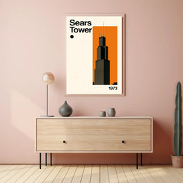 Sears Tower Travel Poster