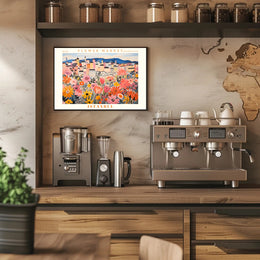 Istanbul Cityscape with Flowers - Urban or Cityscape Poster