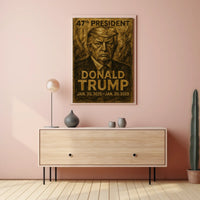 Donald Trump 47th President Poster