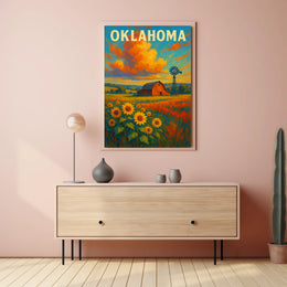 Oklahoma Countryside Poster