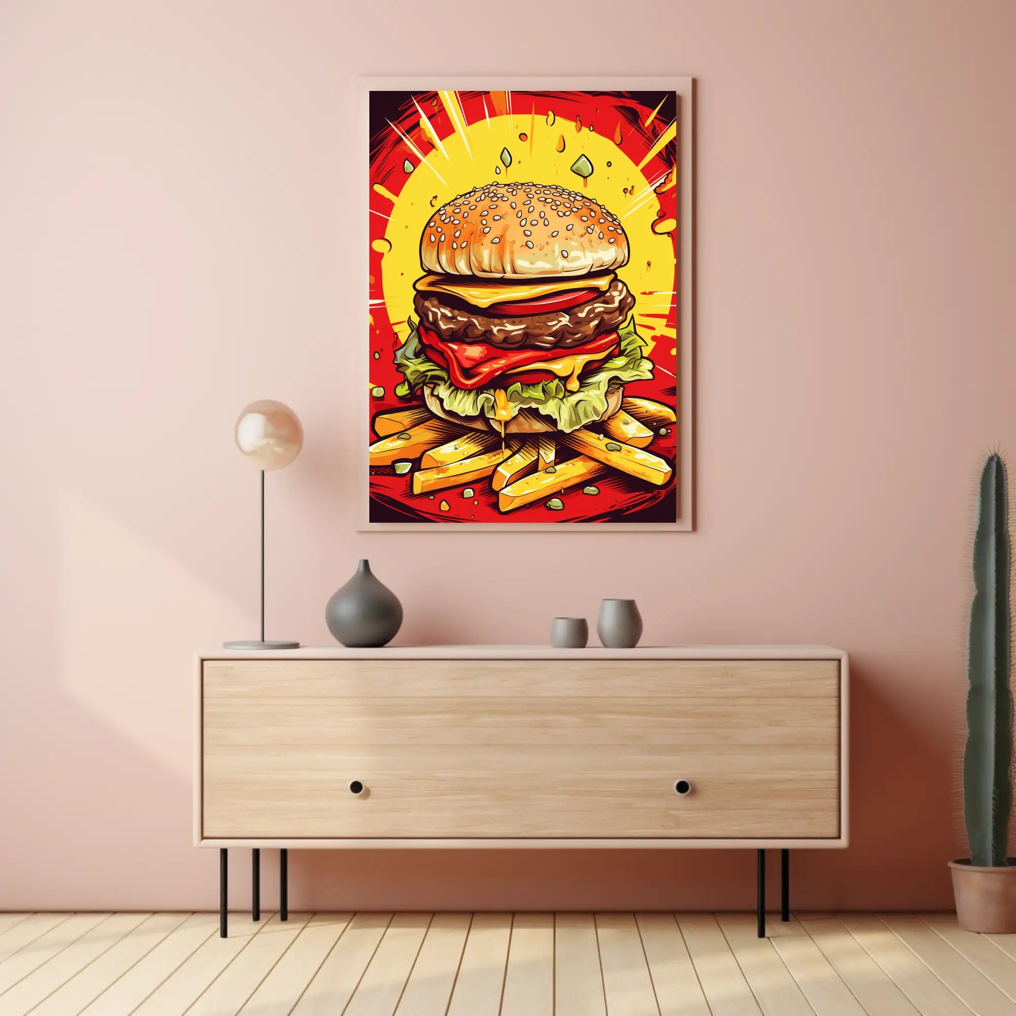Burger Bliss Poster PosterGoat