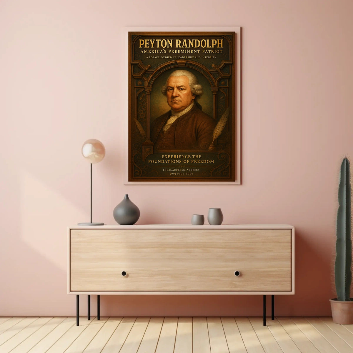 Peyton Randolph Americas Preeminent Patriot Poster