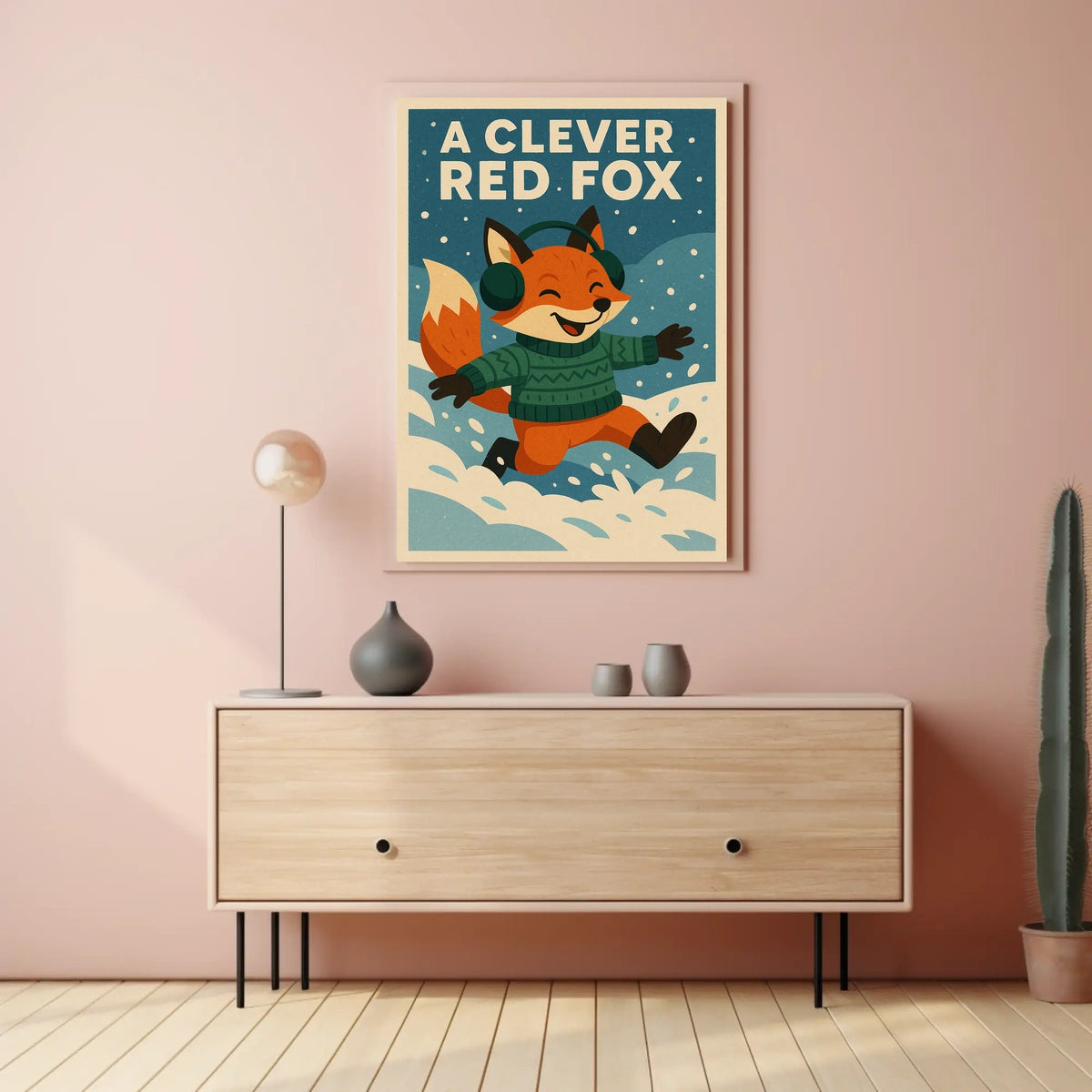 A Clever Red Fox Poster