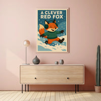 A Clever Red Fox Poster