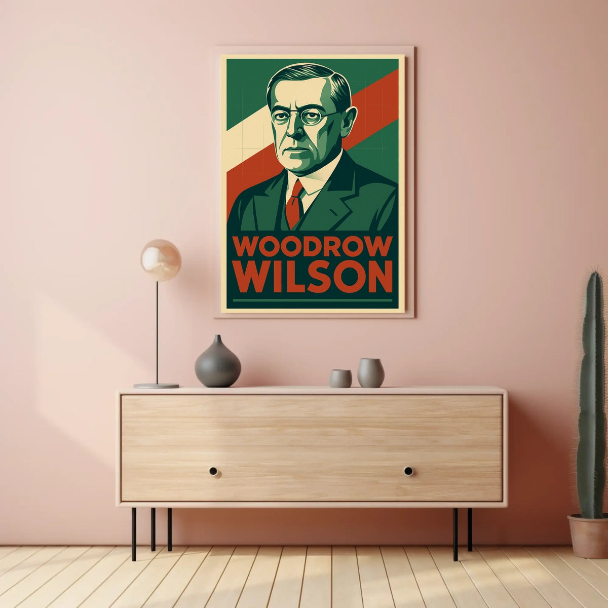 Woodrow Wilson Vintage Ads Poster
