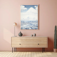 Japanese Mountain Serenity: Cultural or Heritage Poster